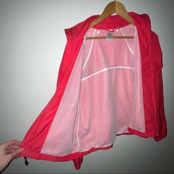 Adidas Pink Hooded Lightweight Jacket Women’s Size Medium - Picture 5 of 8
